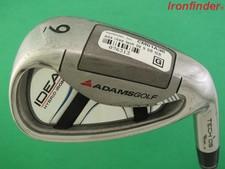 Adams Idea Tech OS Single 9 Iron Steel Shaft Regular Flex Mens Right Handed