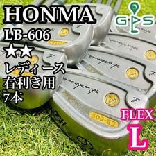 USED HONMA LB-606 2S Grade 2-Star Ladies Iron Set 7pcs 6-SW Shaft Flex L Graphit
