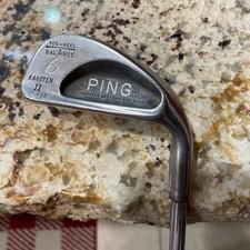 Ping Karsten 2 Black Dot 6 Iron Stiff Flex Ping Steel -Grip is Worn