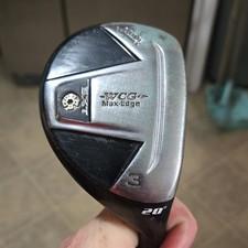 WCG Max Edge 3H Hybrid 20° RH Wolff Custom Fit Flex Graphite Shaft