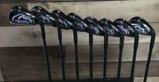 USED RH +2" Over Mens Heater 3.0 Black Iron Set 4-SW Reg Flex Graphite 158-BSTD