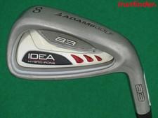 Adams Idea a3 Hybrid Single 8 Iron Steel Shaft Regular Flex Mens Right Handed
