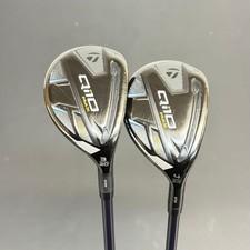 USED TaylorMade Qi10 MAX Rescue Hybrid 3U 4U 2pcs Diamana BLUE TM60 Regular w/HC