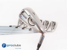 Nice Ping G Series 4-PW Iron Set Blue Dot - AWT2.0 Stiff Flex Steel +1/4" 520569
