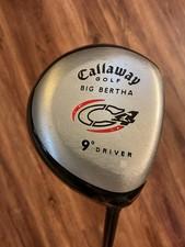 Callaway Big Bertha C4 Driver 9° Firm Flex Graphite Shaft w/headcover RH