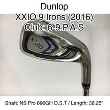 Dunlop XXIO 9 Irons (2016) 6-9.P.A.S Iron Set 38.25" NS Pro 890GH D.S.T Regular