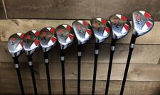 USED Left Handed Majek Golf Senior Mens All Hybrid Full Set #3-PW A Flex 89-K2YL