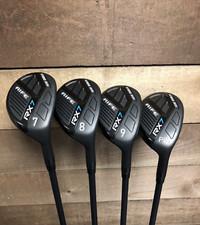 DEMO RH Senior Mens Rife RX7 Hybrid Irons Set #7-PW Senior Flex Graphite 5842-4V