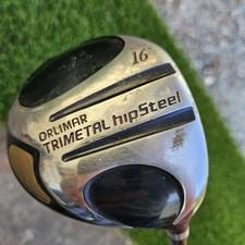 Orlimar Trimetal HipSteel 16* Fairway Wood Fujikura Stiff Flex Mid Kick Shaft