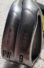 King Cobra Oversize: Pair of 9 & PW Irons Stiff Steel Cobra Shaft RH Men’s