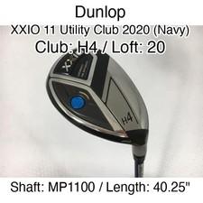 Dunlop XXIO 11 Utility Club 2020 (Navy) H4 Hybridー 20 40.25" MP1100 Stiff Right-