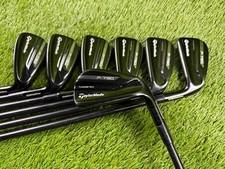 *Very Nice* TaylorMade P790 Black Iron Set 4-PW 2017 RH DG 105 Stiff Black Steel