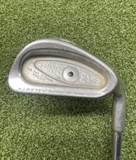 Ping Eye 2 Black Dot 6 Iron /  RH  / Stiff Graphite ~ 37.5" / NEW Grip / jj0060