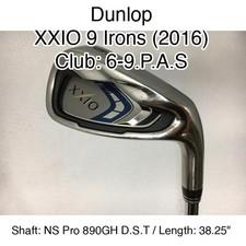 Dunlop XXIO 9 Irons (2016) 6-9.P.A.S Iron Set 38.25" NS Pro 890GH D.S.T Regular