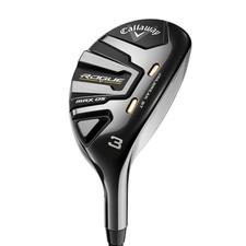 LEFT HANDED CALLAWAY ROGUE ST MAX OS 4 HYBRID GRAPHITE STIFF STANDARD