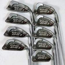 PING ZING2 KARSTEN Iron Set 9pcs 3-PW, SW KARSTEN JZ Unknown Flex RH