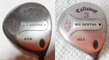 CALLAWAY BIG BERTHA S2H2 DRIVER 9* OR 3 WOOD - YOU PICK - PRICE PER CLUB