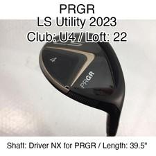 PRGR LS Utility 2023 U4 Hybridー 22 39.5" Driver NX for PRGR Stiff Regular Right-