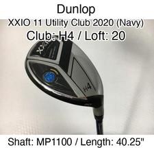 Dunlop XXIO 11 Utility Club 2020 (Navy) H4 Hybridー 20 40.25" MP1100 Stiff Right-