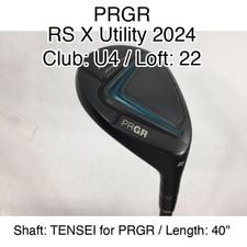 PRGR RS X Utility 2024 U4 Hybridー 22 40" TENSEI for PRGR M-43 Right-Handed