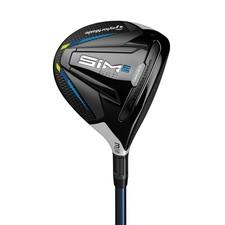 TaylorMade SIM 2 MAX 18* 5 Wood Stiff Fujikura Ventus Blue FW 6 Right Handed