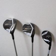 Callaway X HOT Fairway Wood 3W 15° 5W 19° Utility 4U 22° Set SR/R Flex RH Used