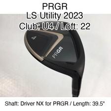 PRGR LS Utility 2023 U4 Hybridー 22 39.5" Driver NX for PRGR Stiff Regular Right-