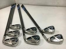 TaylorMade SIM MAX Iron Set 5-9,Pw,Aw 7pc Flex Regular TENSEI BLUE TM60 Graphite
