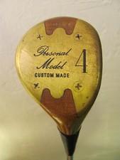 Personal Model Custom Made #4 Wood. Steel Shaft. Lamkin Grip. Oil Hardened. 
