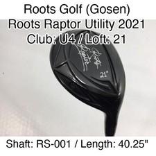 Roots Golf (Gosen) Roots Raptor Utility 2021 U4 Hybridー 21 40.25" RS-001 Stiff R
