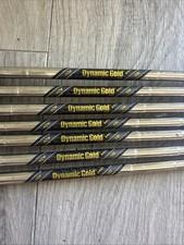 True Temper Dynamic Gold MID 115g S300 Stiff 4-PW Steel Iron Set Shafts .370