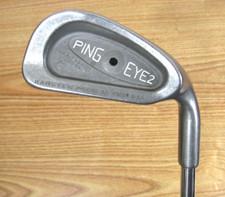 PING EYE 2 BLACK DOT 2 IRON ZZ LITE STEEL SHAFT