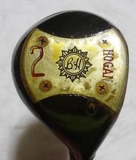 BEN HOGAN SPEED SLOT STARBURST PERSIMMON 2 WOOD - TRUE TEMPER PRO FIT STEEL - R