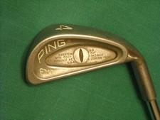 PING EYE BLACK DOT 4 IRON - ZZ LITE STEEL SHAFT - VERY GOOD CONDITION!