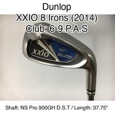 Dunlop XXIO 8 Irons (2014) 6-9.P.A.S Iron Set 37.75" NS Pro 900GH D.S.T Regular