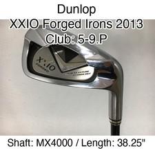 Dunlop XXIO Forged Irons 2013 5-9.P Iron Set 38.25" MX4000 Stiff Right-Handed