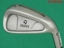 TaylorMade 320 Single 6 Iron Steel R-80 Regular Flex Mens Right Handed Good