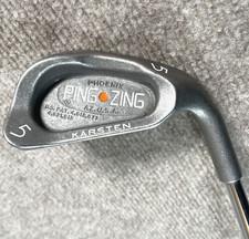 Ping Zing 5 Iron Orange Dot JZ Stiff Steel Shaft Mens RH Karsten 38" Length USA