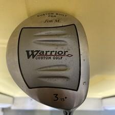 Warrior Custom Golf 3 Fairway Wood 15 Degrees Long Drive Graphite Shaft.