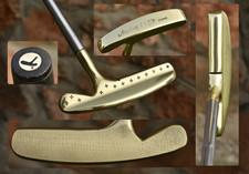 CUSTOM GOLD Titleist Bullseye Flange Blade Putter Engraved Dancing Stars MILLED
