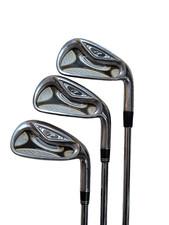 LOT 3 TaylorMade R7 Irons: 4i, 6i, and PW Pitching Wedge Stiff Flex Steel Clubs