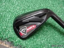 Nice Callaway Razr X Black 6 Iron 75 gram Graphite Regular Flex