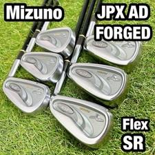 USED Mizuno JPX AD FORGED Irons Set 5-PW 6pcs Stock Carbon Shaft SR Flex RH