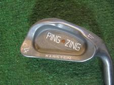 PING ZING BROWN DOT 4 IRON, PING JZ STIFF FLEX STEEL SHAFT, 39"