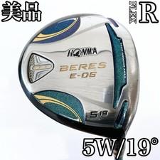 HONMA BERES E-06 2S Fairway Wood 5W ARMRQX 2S Regular Flex Used Japan