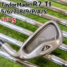 TaylorMade r7 Ti Iron Set 9pcs 4-PW-AW-SW NS PRO 950GH Flex S