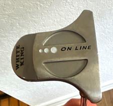 White King On Line Putter Right-Handed Steel Shaft Silver/Black w/ Grip no cover