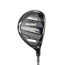 Left Cleveland Halo XL Hy-Wood Demo 17* 3H+ Hybrid Stf Aldila Ascent PL Blue VG