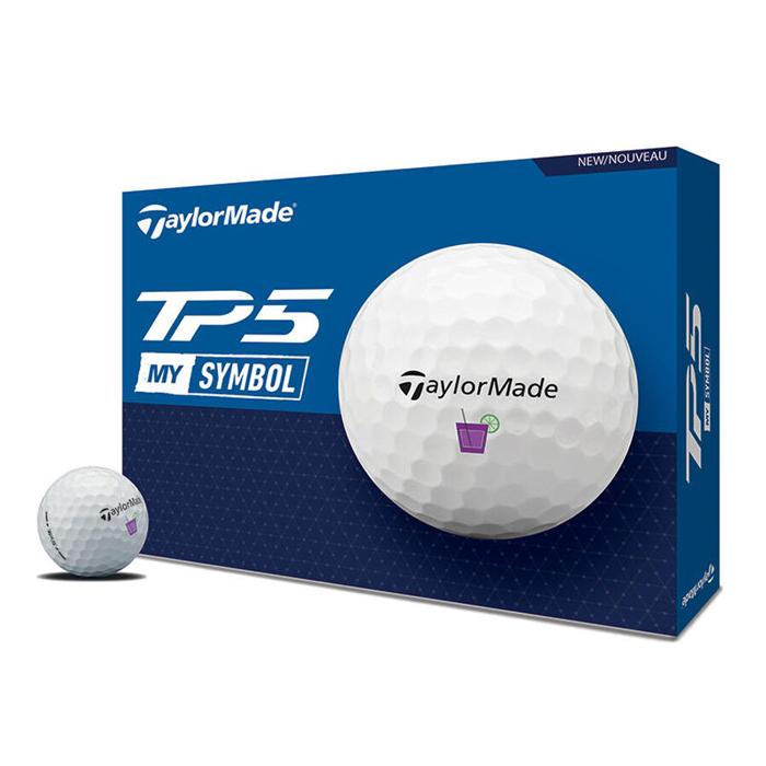 TaylorMade TP5 Cocktail Golf Balls White