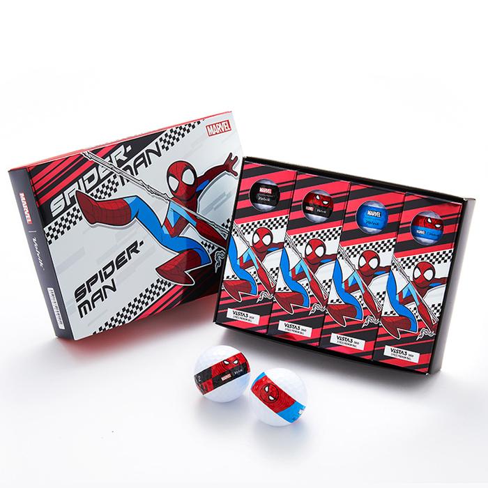 Volvik Marvel Spider Man 360 Vista3 360 Golf Balls